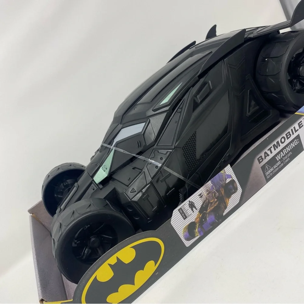 Spin Master DC Comics Matte Black Batman‎ Batmobile 12 inch NEW